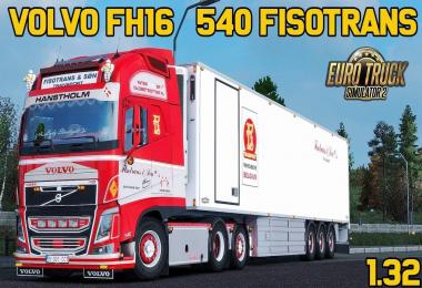 Volvo FH16 540 Fisotrans Edition + Trailer Chereau v1.0