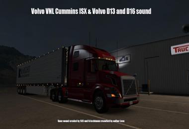 Volvo VNL ISX D13 & D16 Sound v1.0