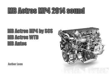 Mercedes-Benz Actros MP4 Sound v1.0