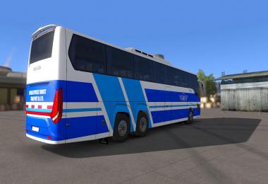 Bus Scania Touring - Skin Vip-Jett Jordan For ETS2 1.33