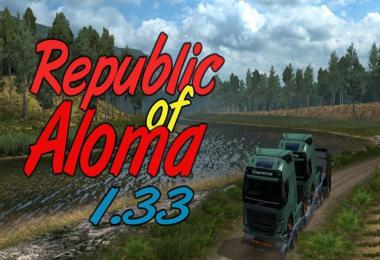 Map Republic of Aloma 1.33