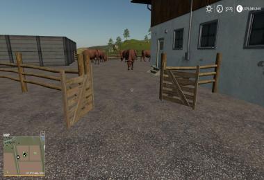 Placeable small cow yard v1.0