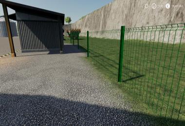 Plain metal fence can be placed v1.0