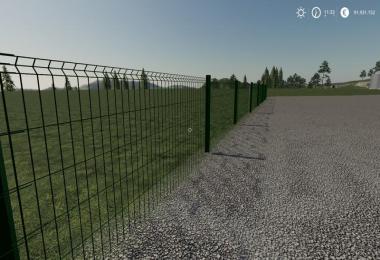 Plain metal fence can be placed v1.0