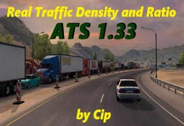 Real Traffic Density and Ratio ATS 1.33.a