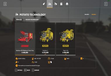 Ropa Potato Harvester Pack v1.0
