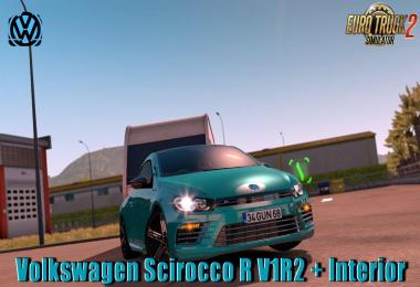 Volkswagen Scirocco R V1R2 + Interior 1.33.x