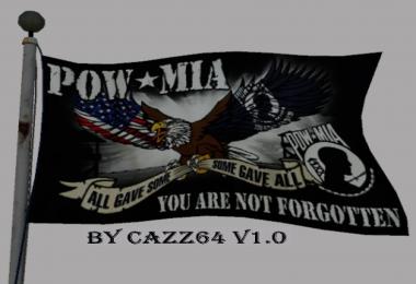Pow-Mia USA Eagle Tribute Flag v1.0.0
