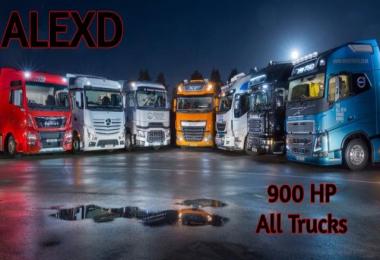 ALEXD 900 HP For All Trucks v1.1