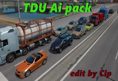 [ATS] TDU Traffic Pack v1.1 edit by Cip + Sounds 1.33