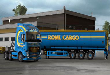 ROML Cargo Volvo FH4 and Menci Cistern Skinpack 1.33.x