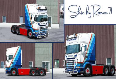 Scania RJL Espeland skin 1.33.x