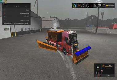 Snow Truck with snowblades and sander v1.0