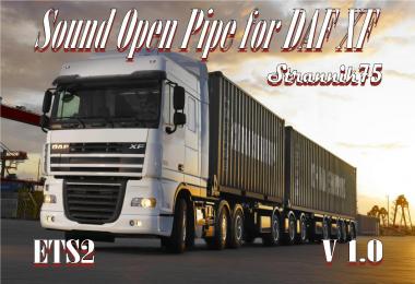 Sound Open Pipe for DAF XF V1.0