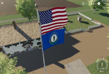 USA above Kentucky Flag v1.0.0.0