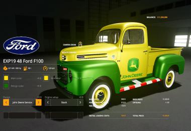 1948 Ford F100 service truck v1.0