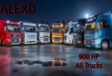 ALEXD 900 HP For All Trucks v1.2