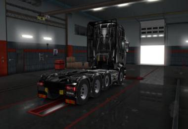 Black and White skin for Scania RJL v1.0