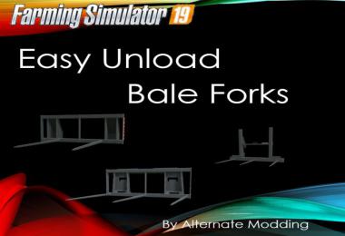 Easy Unload Bale Forks v1.0.0.0