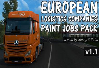 European Logistics Companies Paint Jobs Pack v1.1