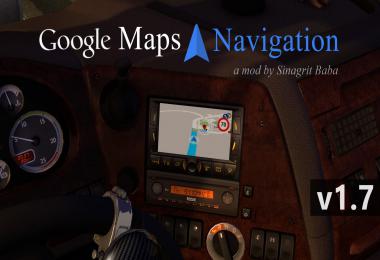 ETS 2 - Google Maps Navigation v1.7