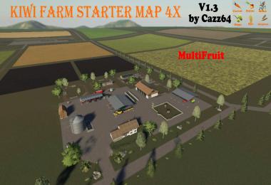 KIWI FARM STARTER MAP 4X Multi Fruit v1.3