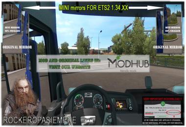 Mini mirrors for ETS2 1.34.x