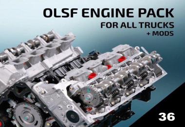 OLSF Engine Pack 36 for all Trucks + mods 1.34.x