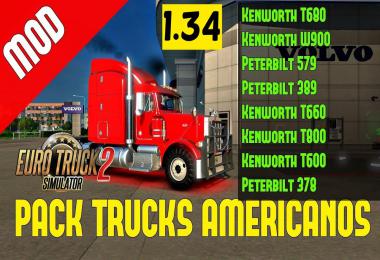 Pack Trucks American ETS2 1.34