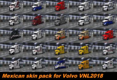 Volvo vnl 2018 truck Mexican Skin Pack 1.34.x