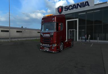 Red Color Tidy for Scania R 2016 1.34.x