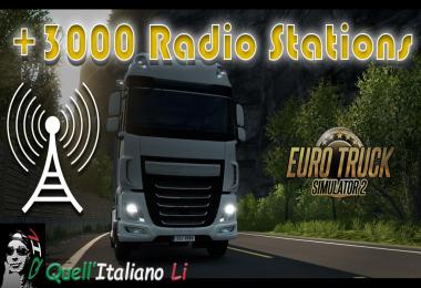 +3000 Radio Stations for Euro Truck Simulator 2 v1.0