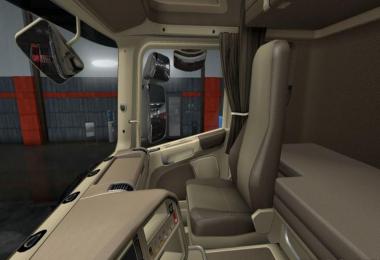 Scania R Lux Beige Leather Interior 1.34.x