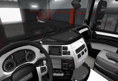 Interior White And Black Daf Euro6 1.34