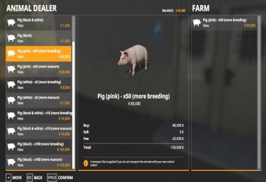 Animal Species - Pig Pack v1.0