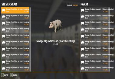 Animal Species - Savage Pig Pack v1.1