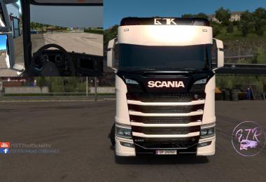 Big Sunshield for Scania S & R Next Gen 1.34.x