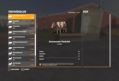 Cattle Breed Mod v0.9