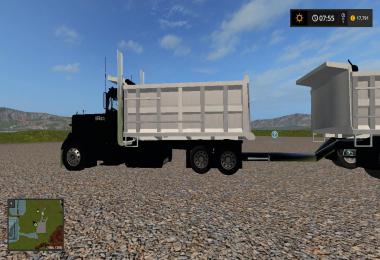 Custom peterbilt dump truck and matching pup trailer v1.0.0.3