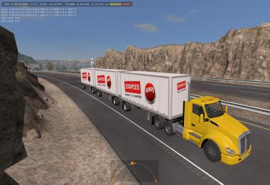Double and Triple Trailers in Traffic ATS 1.34.x