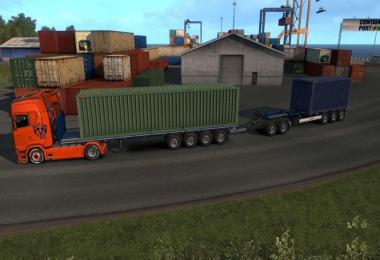 Flatbed with Krone Boxliner High Capacity MP-SP 1.34.x