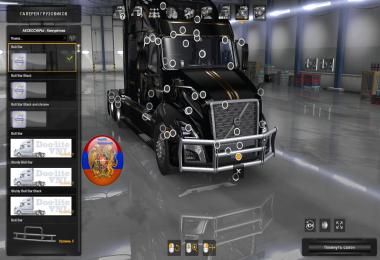Frontgrill for volvo VNL 2018 1.34.x