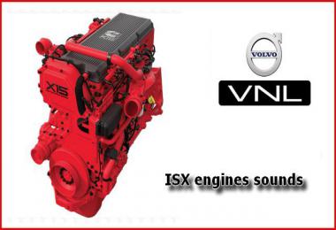 ISX Engines sounds mod for SCS Volvo VNL v1.2