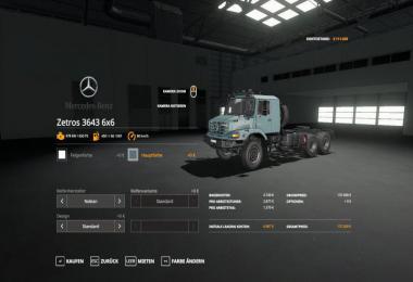 Mercedes Zetros 3643 6x6 v1.0.0.0
