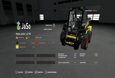 New JaSo skid steer loader with color choice v1.0