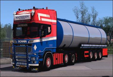 Scania + Cistern Trailer Mathiesen Transport 1.34.x