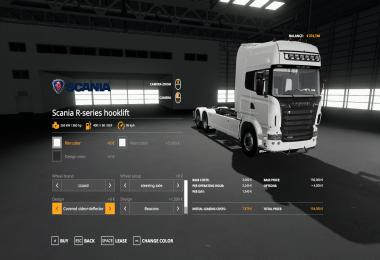 Scania R-series hooklift v1.2.0.0