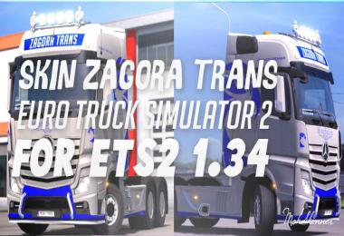 Skin - Zagora Transport - ETS2 1.34.x