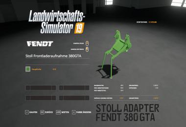 Stoll FL Adapter for Fendt F 380 GTA v1.0