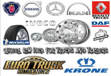 Wheel Rim Pack for Trucks and Trailers 1.34